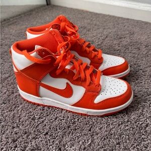 Nike Syracuse Dunk High Orange and White